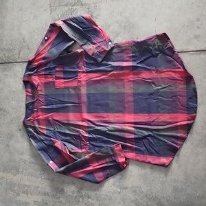 NWT plaid shirt dress